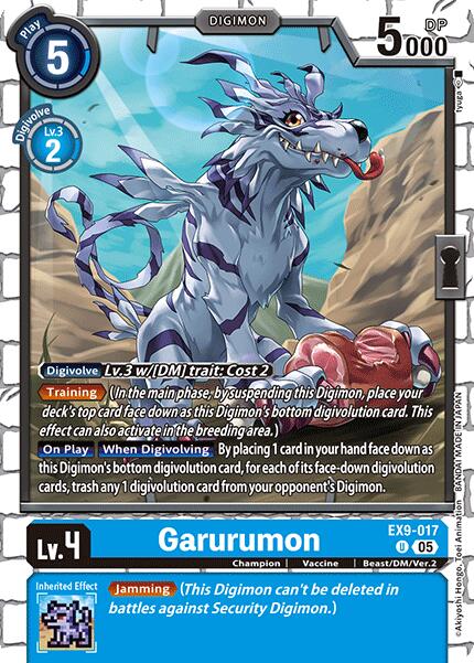 Garurumon [EX9-017] [Versus Monsters] | Card Merchant Takapuna