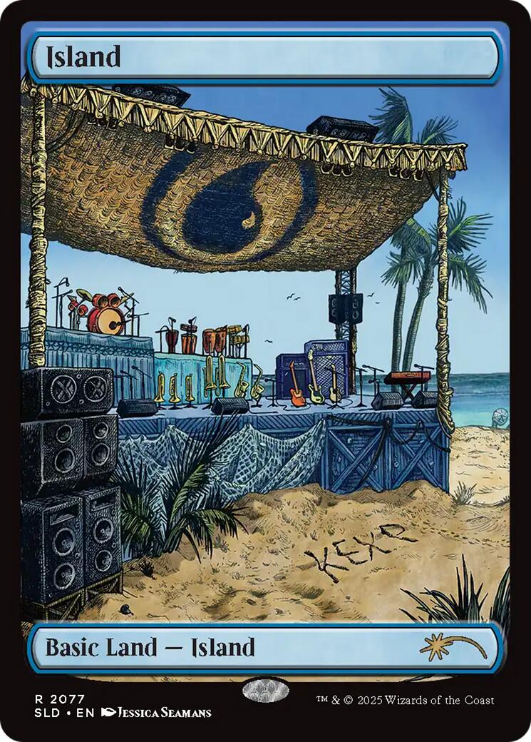 Island (2077) [Secret Lair Drop Series] | Card Merchant Takapuna