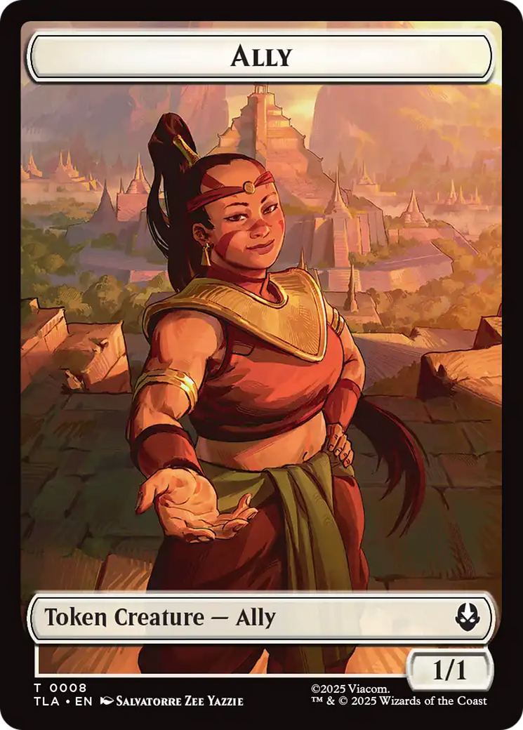 Ally (0008) // Soldier (0002) Double-Sided Token [Avatar: The Last Airbender Tokens] | Card Merchant Takapuna