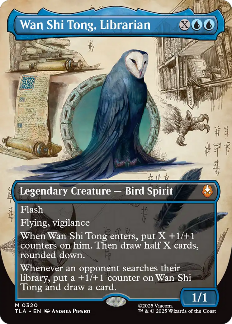 Wan Shi Tong, Librarian (Borderless) [Avatar: The Last Airbender] | Card Merchant Takapuna