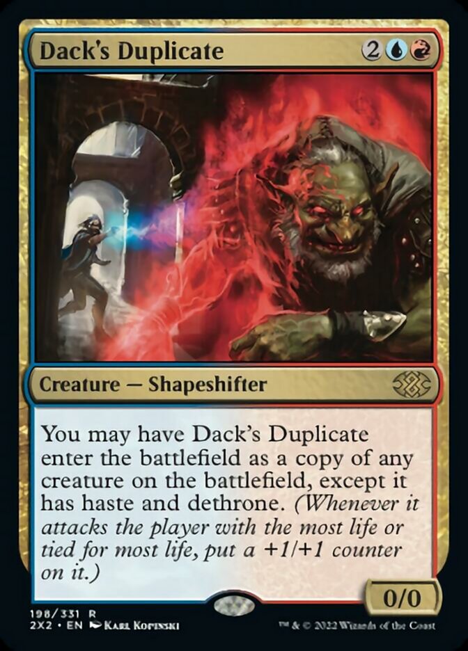 Dack's Duplicate [Double Masters 2022] | Card Merchant Takapuna