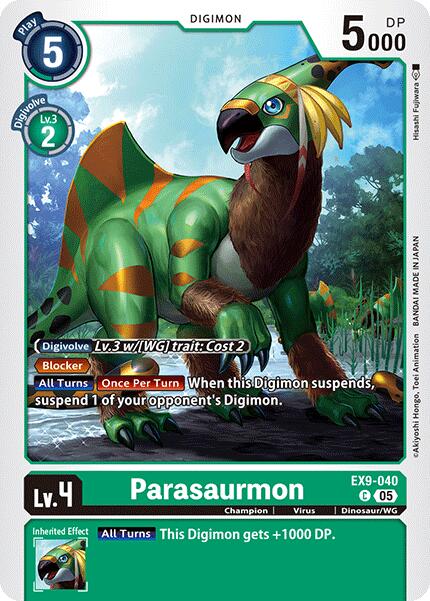 Parasaurmon [EX9-040] [Versus Monsters] | Card Merchant Takapuna