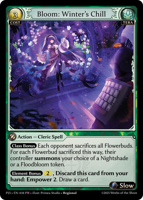 Bloom: Winter's Chill (034) [Promotional Cards] | Card Merchant Takapuna