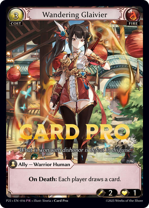 Wandering Glaivier (016) [Promotional Cards] | Card Merchant Takapuna