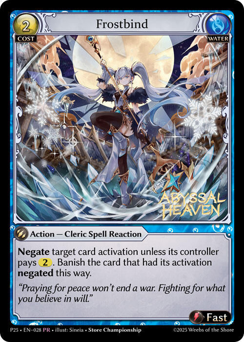 Frostbind (028) [Promotional Cards] | Card Merchant Takapuna