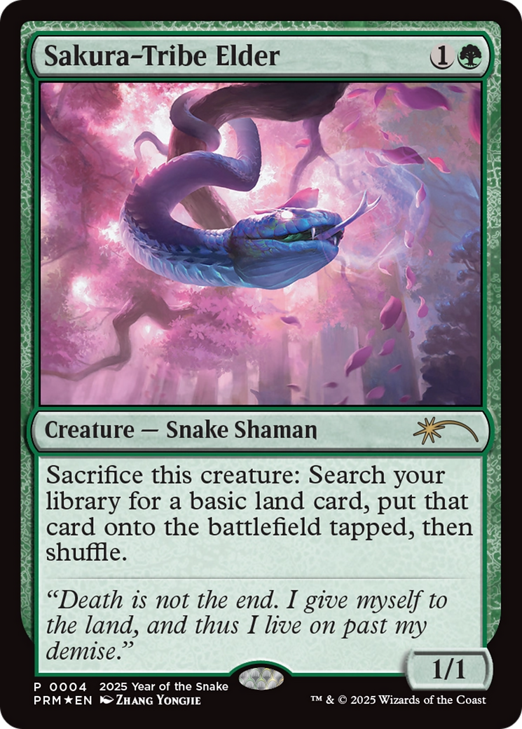 Sakura-Tribe Elder (Year of the Snake 2025) [Standard Showdown Promos] | Card Merchant Takapuna