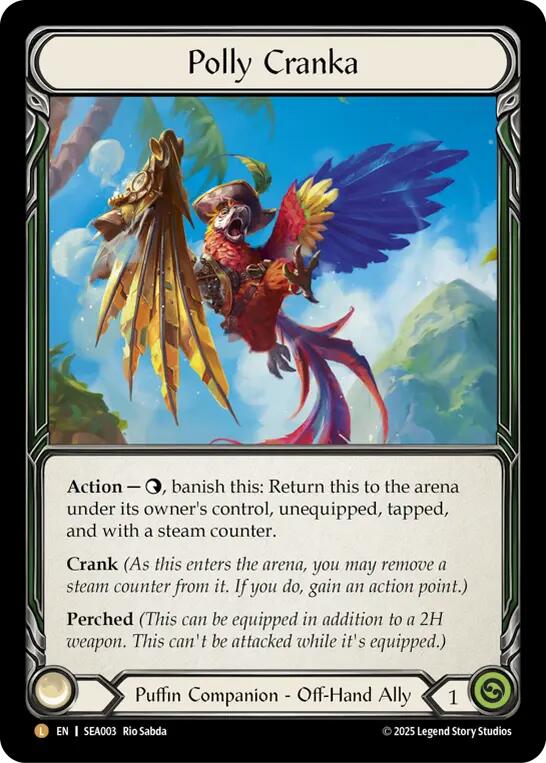 Polly Cranka (Rainbow Foil) [SEA003] (High Seas)  Rainbow Foil | Card Merchant Takapuna