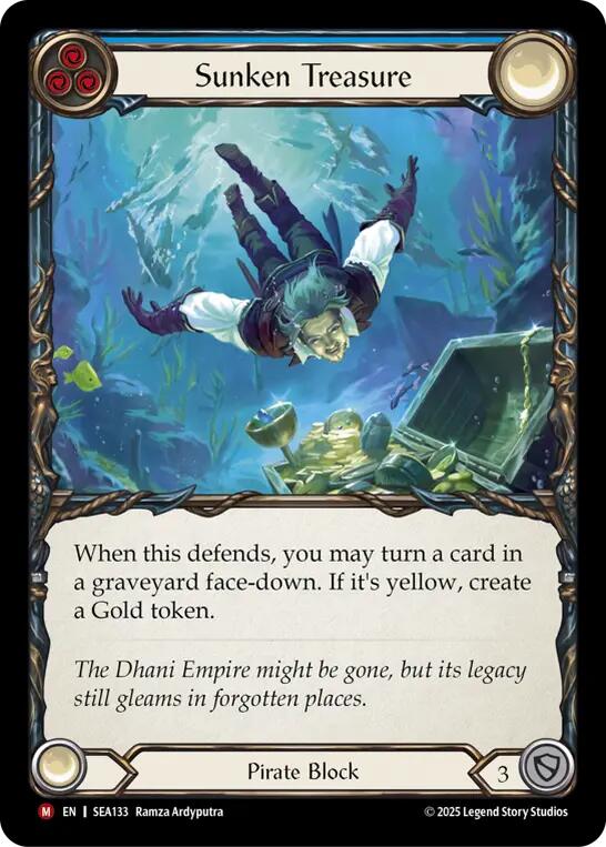 Sunken Treasure (Regular) [SEA133] (High Seas) | Card Merchant Takapuna