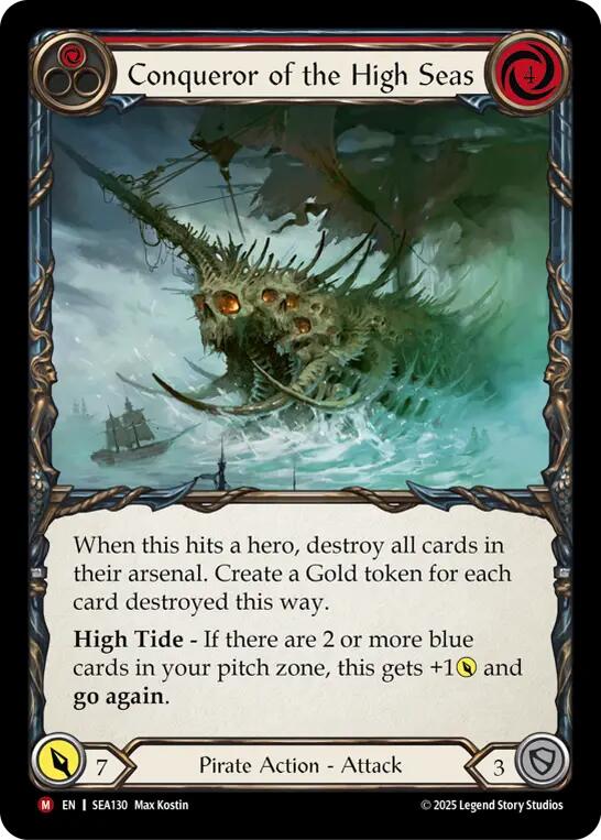 Conqueror of the High Seas (Regular) [SEA130] (High Seas) | Card Merchant Takapuna