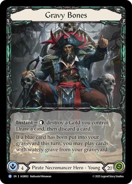 Gravy Bones (Rainbow Foil) [AGB002] (Armory Deck: Gravy Bones)  Rainbow Foil | Card Merchant Takapuna