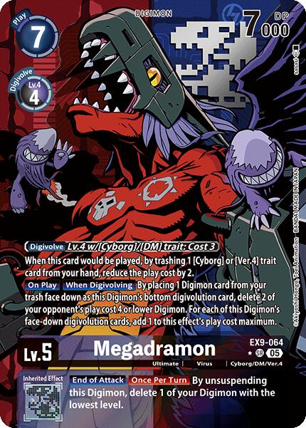 Megadramon [EX9-064] (Alternate Art) [Versus Monsters] | Card Merchant Takapuna