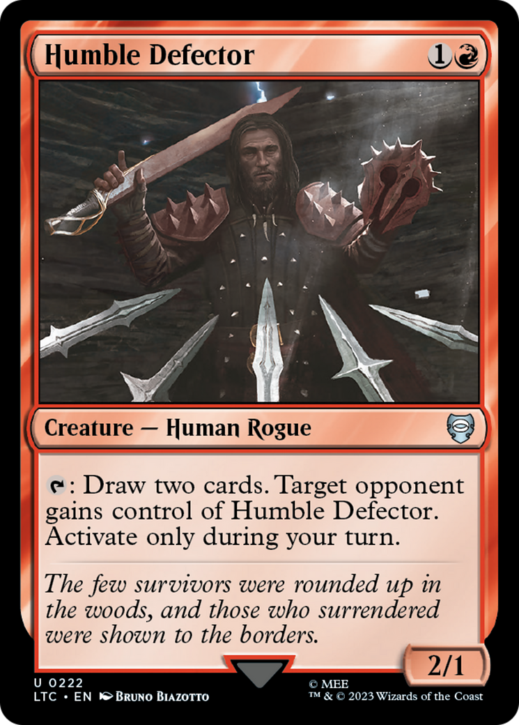 Humble Defector [The Lord of the Rings: Tales of Middle-Earth Commander] | Card Merchant Takapuna