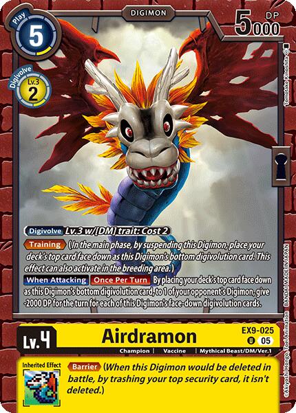 Airdramon [EX9-025] [Versus Monsters] | Card Merchant Takapuna