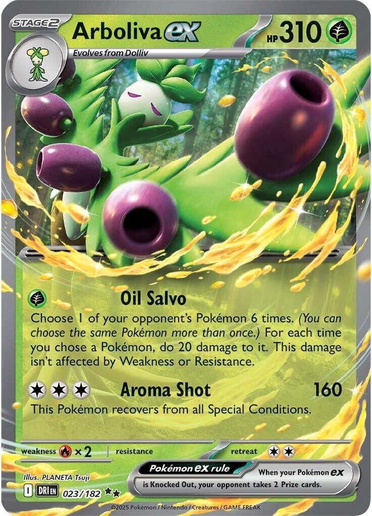 Arboliva ex (023/182) [Scarlet & Violet: Destined Rivals] | Card Merchant Takapuna