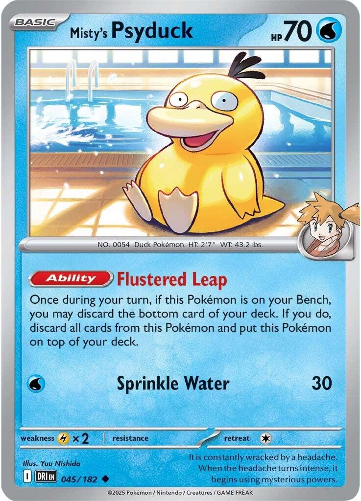 Misty's Psyduck (045/182) [Scarlet & Violet: Destined Rivals] | Card Merchant Takapuna