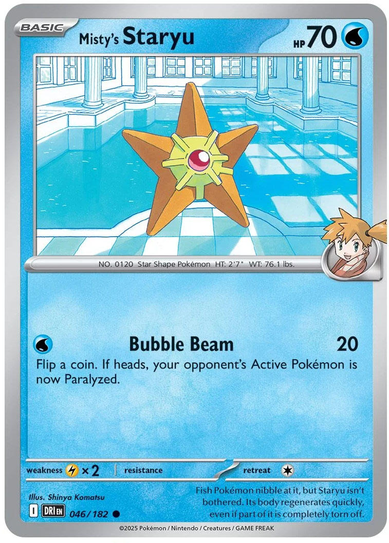 Misty's Staryu (046/180) [Scarlet & Violet: Destined Rivals] | Card Merchant Takapuna