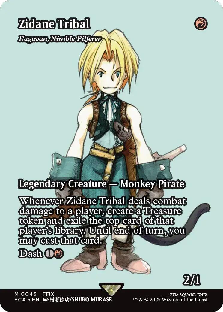 Zidane Tribal - Ragavan, Nimble Pilferer (Showcase) [FINAL FANTASY : Through the Ages] | Card Merchant Takapuna