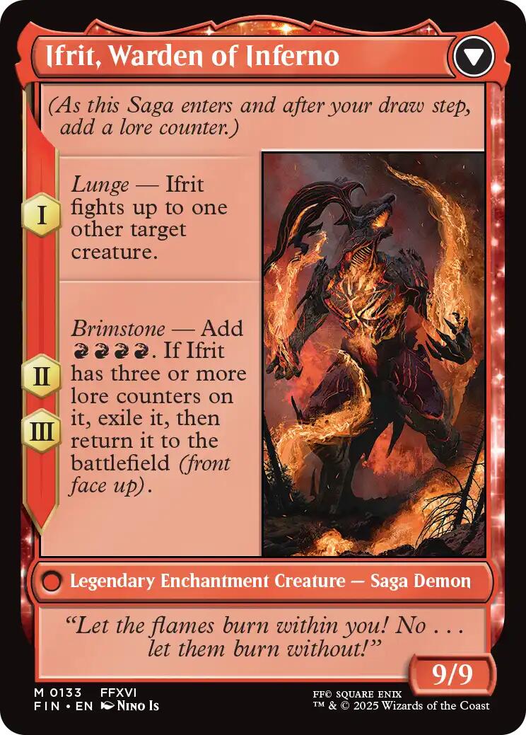 Clive, Ifrit's Dominant // Ifrit, Warden of Inferno [FINAL FANTASY] | Card Merchant Takapuna