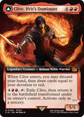 Clive, Ifrit's Dominant // Ifrit, Warden of Inferno (Extended Art) [FINAL FANTASY] | Card Merchant Takapuna