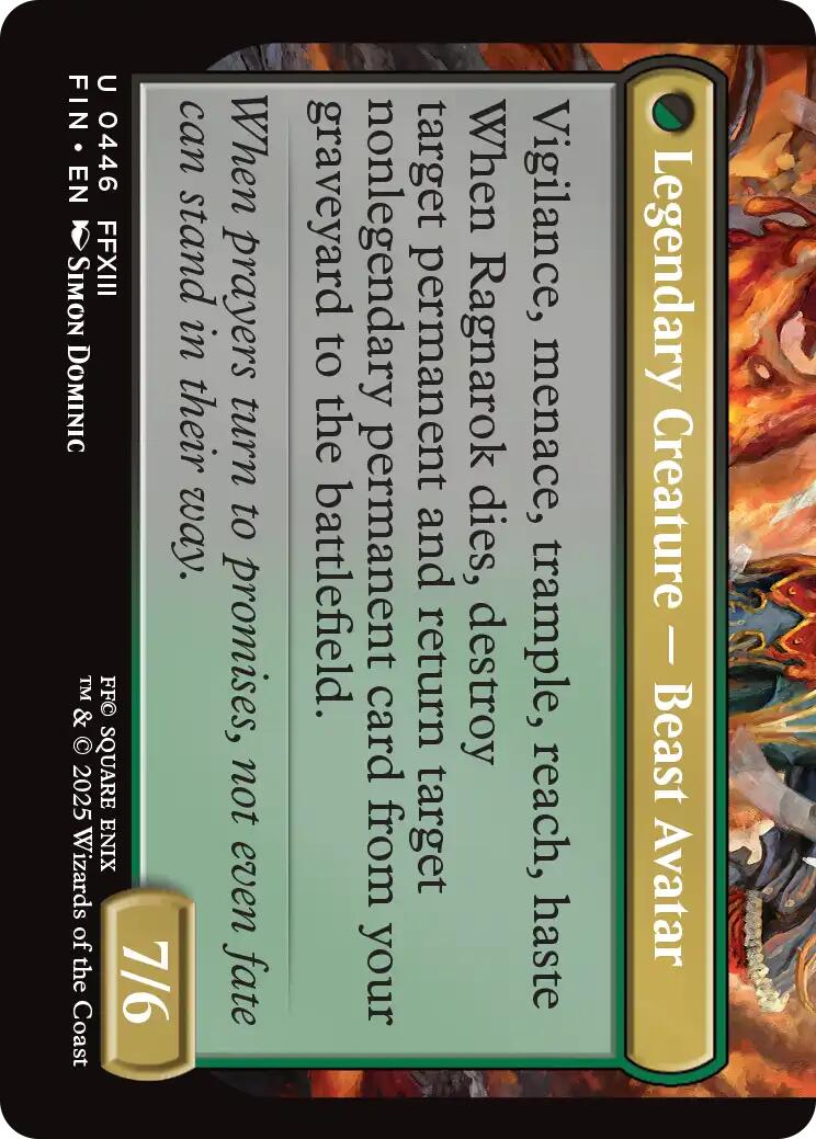 Fang, Fearless l'Cie (Extended Art) [FINAL FANTASY] | Card Merchant Takapuna