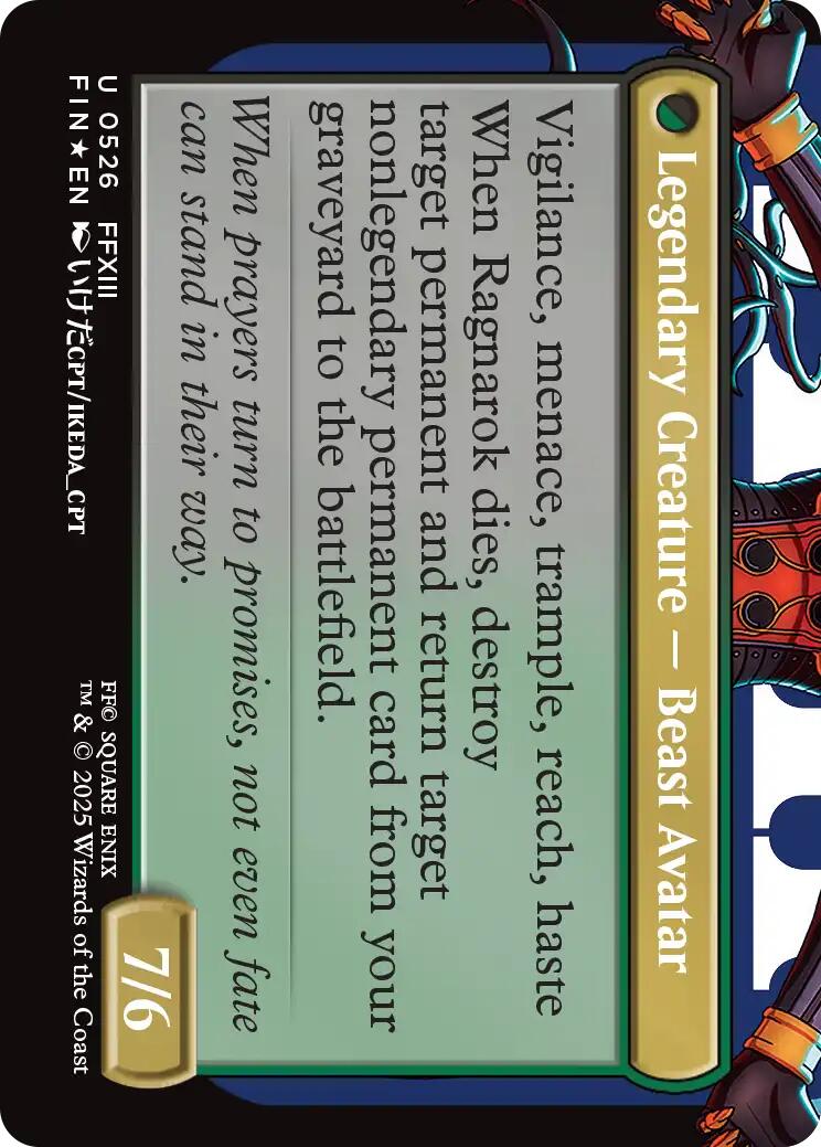 Fang, Fearless l'Cie (Borderless) (Surge Foil) [FINAL FANTASY] | Card Merchant Takapuna