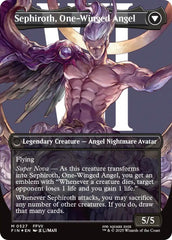 Sephiroth, Fabled SOLDIER // Sephiroth, One-Winged Angel (Borderless) (Surge Foil) [FINAL FANTASY] | Card Merchant Takapuna