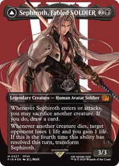 Sephiroth, Fabled SOLDIER // Sephiroth, One-Winged Angel (Borderless) (Surge Foil) [FINAL FANTASY] | Card Merchant Takapuna