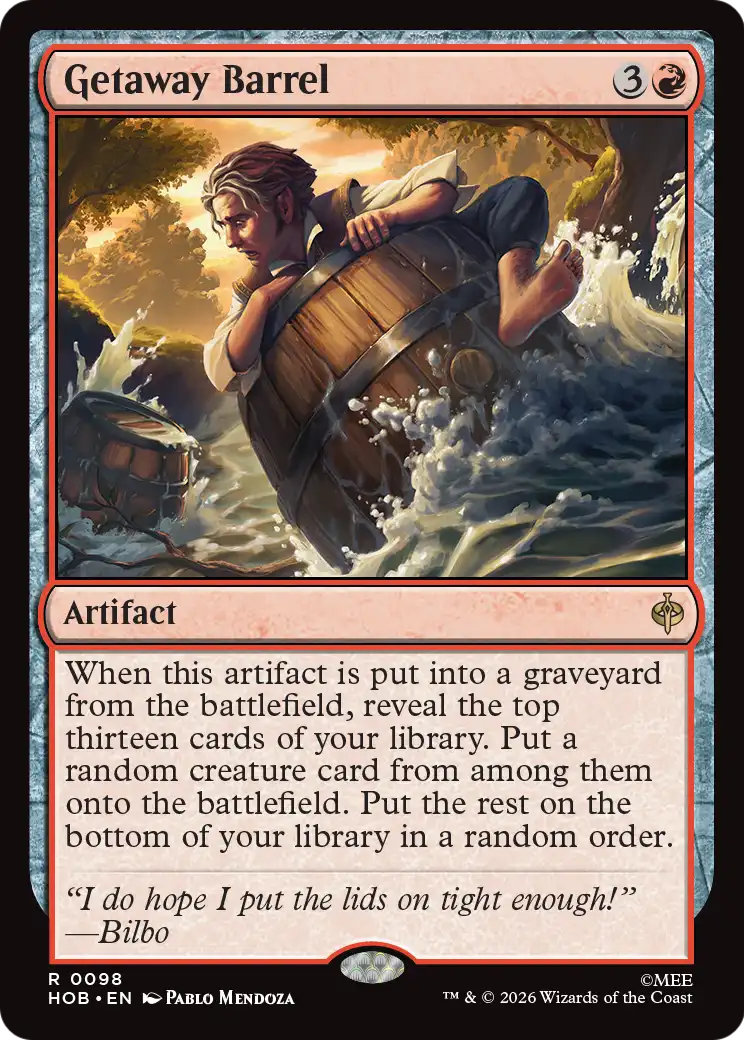 Getaway Barrel [The Hobbit] | Card Merchant Takapuna