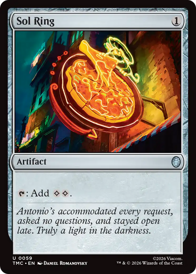 Sol Ring [Teenage Mutant Ninja Turtles Commander] | Card Merchant Takapuna