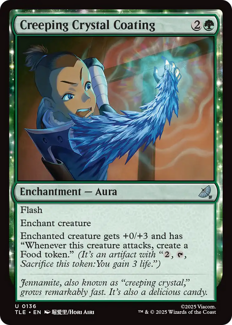 Creeping Crystal Coating [Avatar: The Last Airbender: Eternal-Legal] | Card Merchant Takapuna