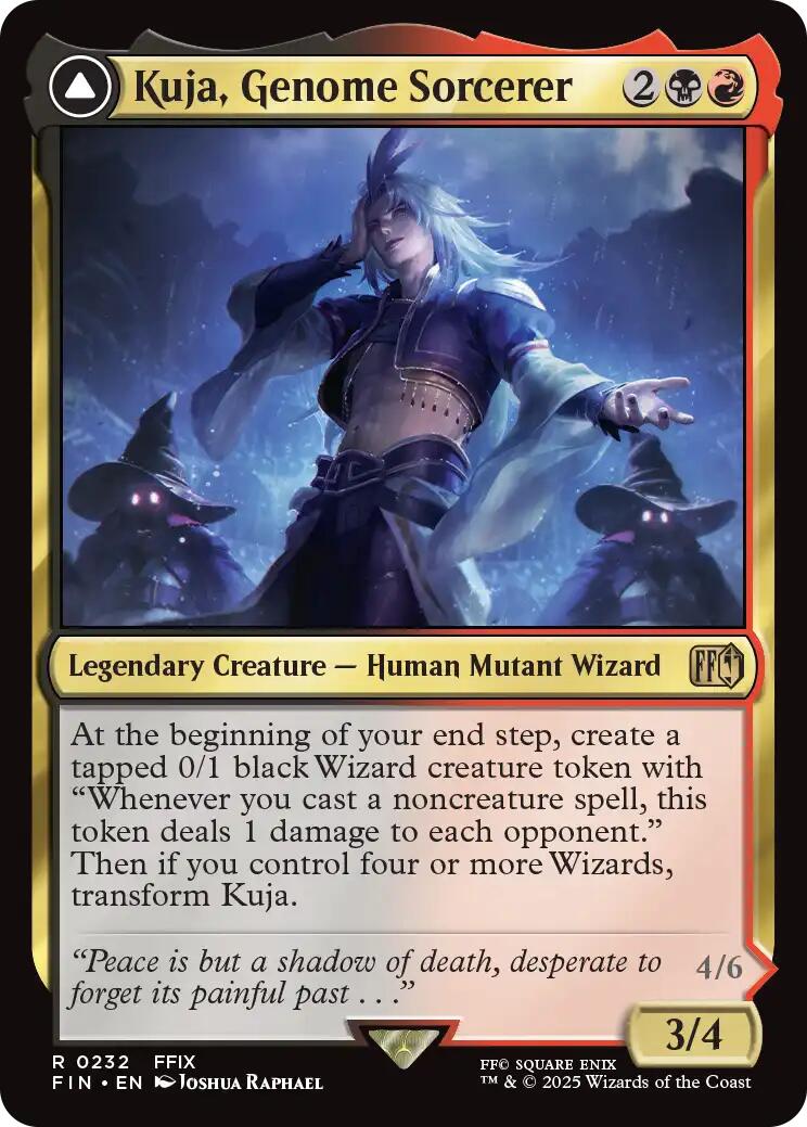 Kuja, Genome Sorcerer // Trance Kuja, Fate Defied [FINAL FANTASY] | Card Merchant Takapuna