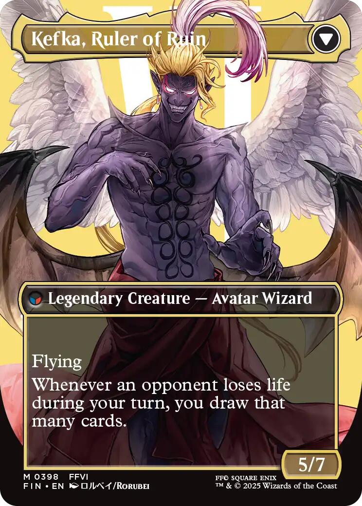 Kefka, Court Mage // Kefka, Ruler of Ruin (Borderless) (0398) [FINAL FANTASY] | Card Merchant Takapuna