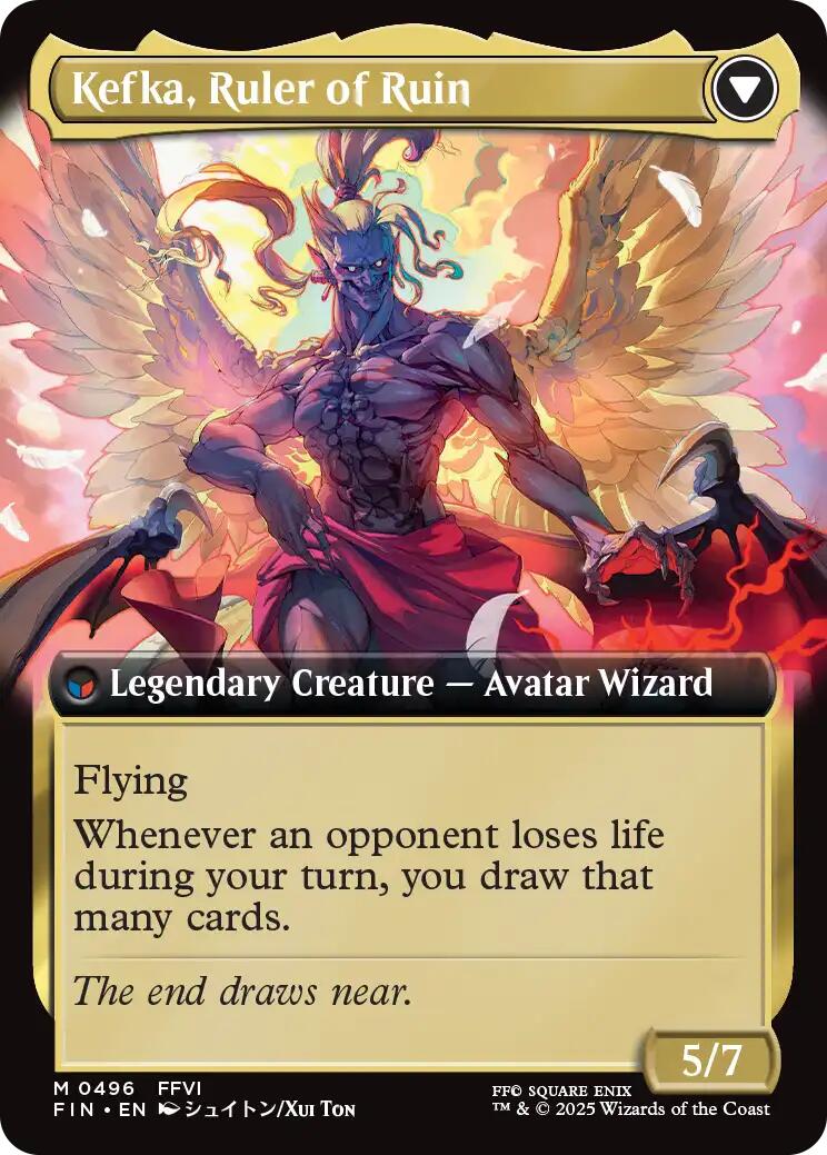 Kefka, Court Mage // Kefka, Ruler of Ruin (Extended Art) [FINAL FANTASY] | Card Merchant Takapuna
