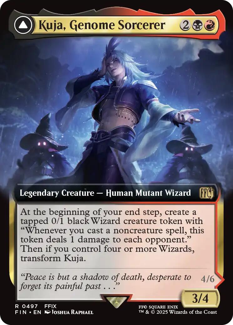 Kuja, Genome Sorcerer // Trance Kuja, Fate Defied (Extended Art) [FINAL FANTASY] | Card Merchant Takapuna