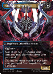 Emet-Selch, Unsundered // Hades, Sorcerer of Eld (Borderless) (Surge Foil) [FINAL FANTASY] | Card Merchant Takapuna
