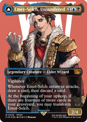 Emet-Selch, Unsundered // Hades, Sorcerer of Eld (Borderless) (Surge Foil) [FINAL FANTASY] | Card Merchant Takapuna