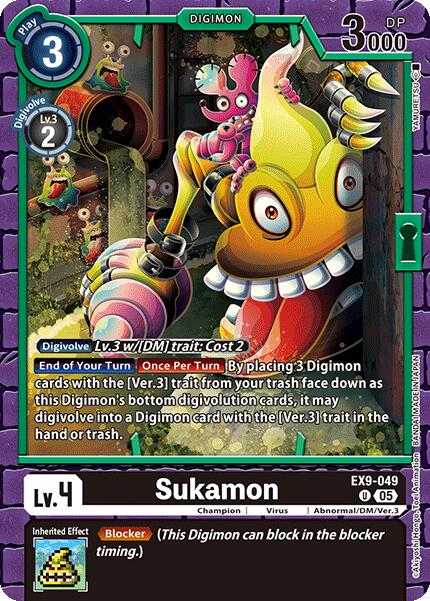Sukamon [EX9-049] [Versus Monsters] | Card Merchant Takapuna