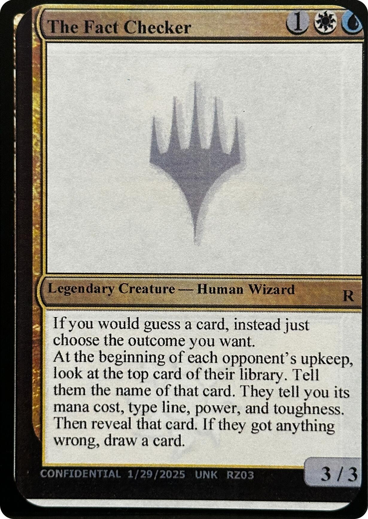 The Fact Checker [Unknown Event] | Card Merchant Takapuna