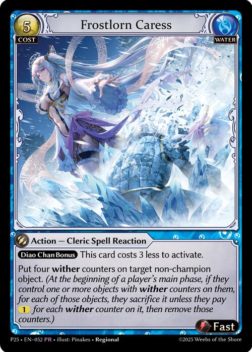 Frostlorn Caress (052) [Promotional Cards] | Card Merchant Takapuna