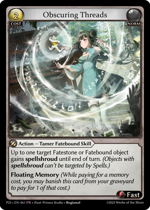 Obscuring Threads (061) [Promotional Cards] | Card Merchant Takapuna