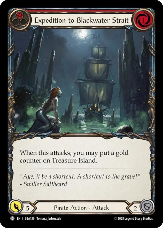 Expedition to Blackwater Strait [SEA156] (High Seas)  Rainbow Foil | Card Merchant Takapuna