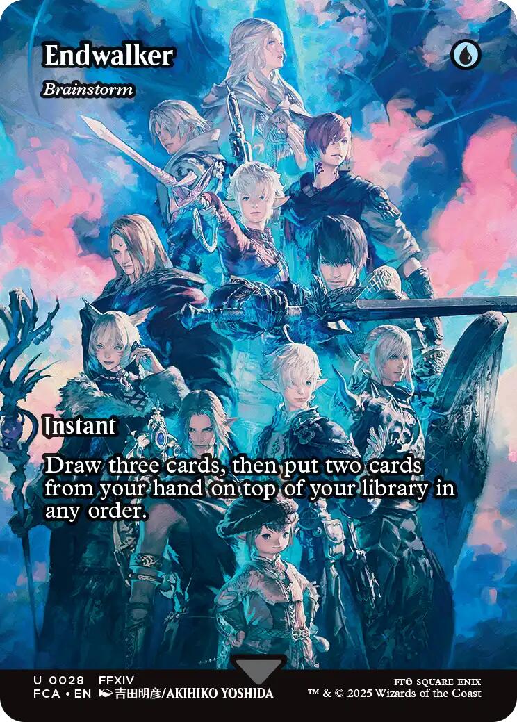 Endwalker - Brainstorm (Showcase) [FINAL FANTASY : Through the Ages] | Card Merchant Takapuna