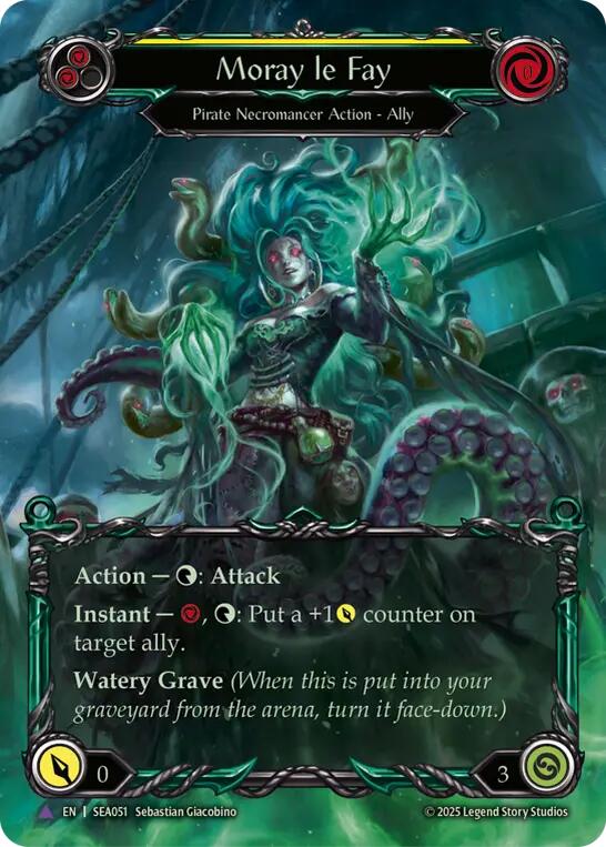 Moray le Fay (Marvel) [SEA051] (High Seas)  Cold Foil | Card Merchant Takapuna