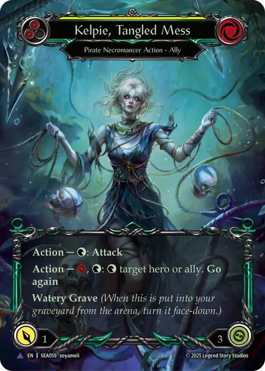 Kelpie, Tangled Mess (Marvel) [SEA059] (High Seas)  Cold Foil | Card Merchant Takapuna