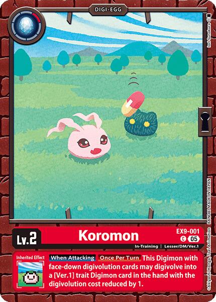 Koromon [EX9-001] [Versus Monsters] | Card Merchant Takapuna