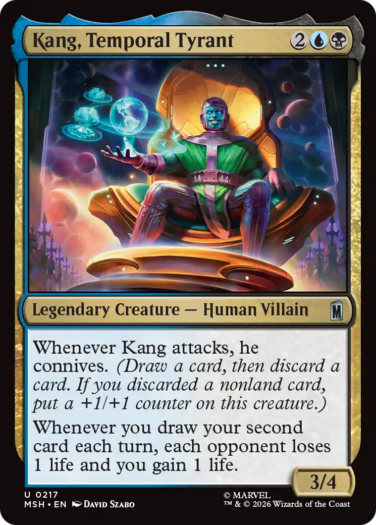 Kang, Temporal Tyrant [Marvel Super Heroes] | Card Merchant Takapuna