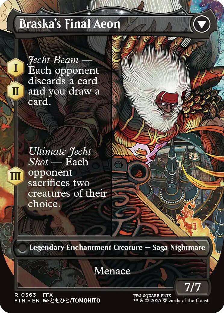Jecht, Reluctant Guardian // Braska's Final Aeon (Borderless) [FINAL FANTASY]