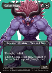 Vincent Valentine // Galian Beast (Borderless) (Surge Foil) [FINAL FANTASY] | Card Merchant Takapuna