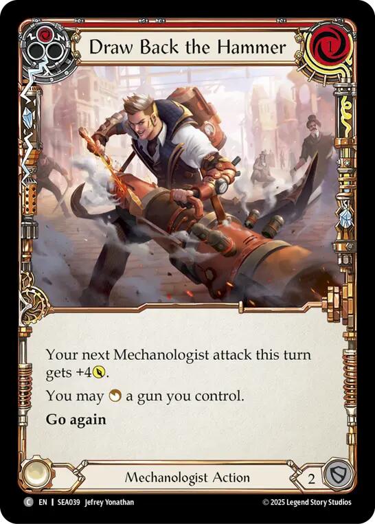 Draw Back the Hammer [SEA039] (High Seas)  Rainbow Foil | Card Merchant Takapuna