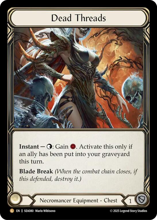 Dead Threads [SEA080] (High Seas)  Rainbow Foil | Card Merchant Takapuna